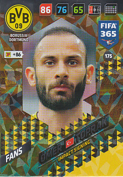 Omer Toprak Borussia Dortmund 2018 FIFA 365 Impact Signing #175